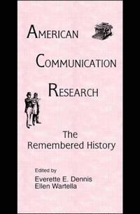 bokomslag American Communication Research