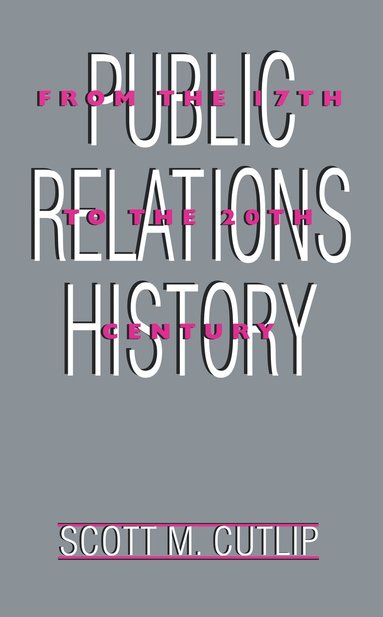 bokomslag Public Relations History