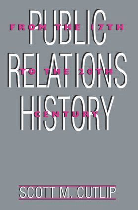 bokomslag Public Relations History