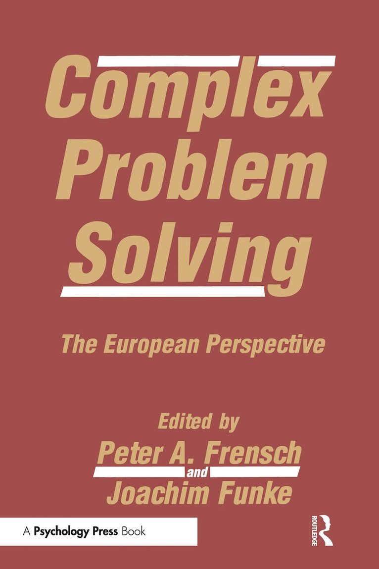 Complex Problem Solving 1