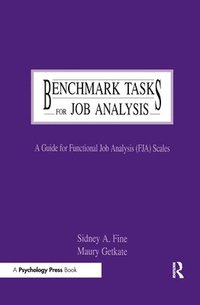 bokomslag Benchmark Tasks for Job Analysis
