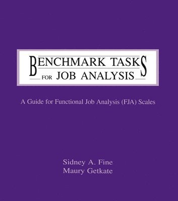 Benchmark Tasks for Job Analysis 1