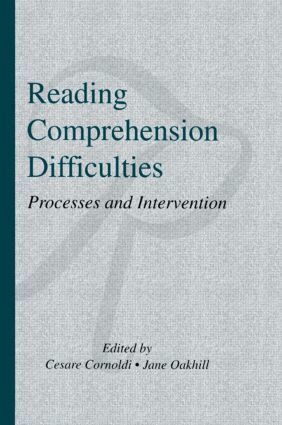 Cesare Cornoldi, Jane V. Oakhill - Reading Comprehension Difficulties, Inbunden
