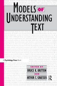 bokomslag Models of Understanding Text