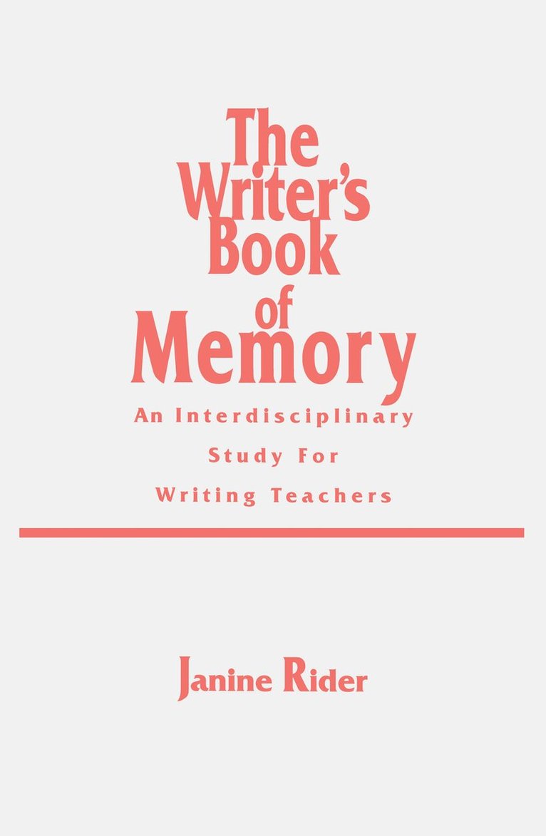 Writer's Book of Memory 1
