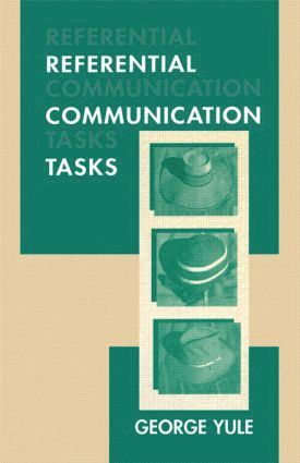 bokomslag Referential Communication Tasks