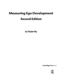 bokomslag Measuring Ego Development