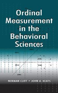 bokomslag Ordinal Measurement in the Behavioral Sciences