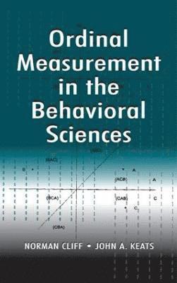 bokomslag Ordinal Measurement in the Behavioral Sciences