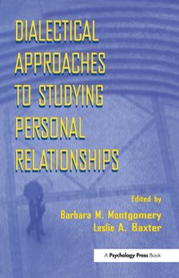 bokomslag Dialectical Approaches to Studying Personal Relationships