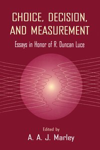 bokomslag Choice, Decision, and Measurement