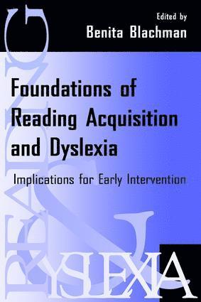 bokomslag Foundations of Reading Acquisition and Dyslexia