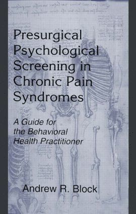 bokomslag Presurgical Psychological Screening in Chronic Pain Syndromes