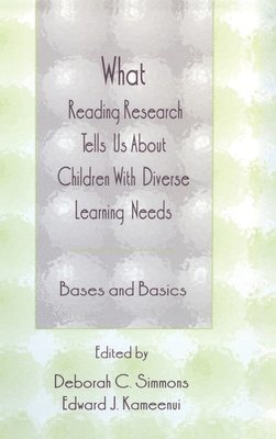 What Reading Research Tells Us About Children With Diverse Learning Needs 1
