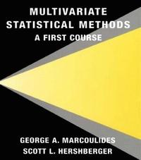 bokomslag Multivariate Statistical Methods