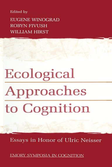 bokomslag Ecological Approaches to Cognition