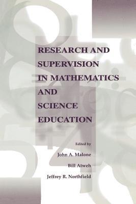 bokomslag Research and Supervision in Mathematics and Science Education