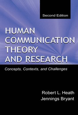 bokomslag Human Communication Theory and Research