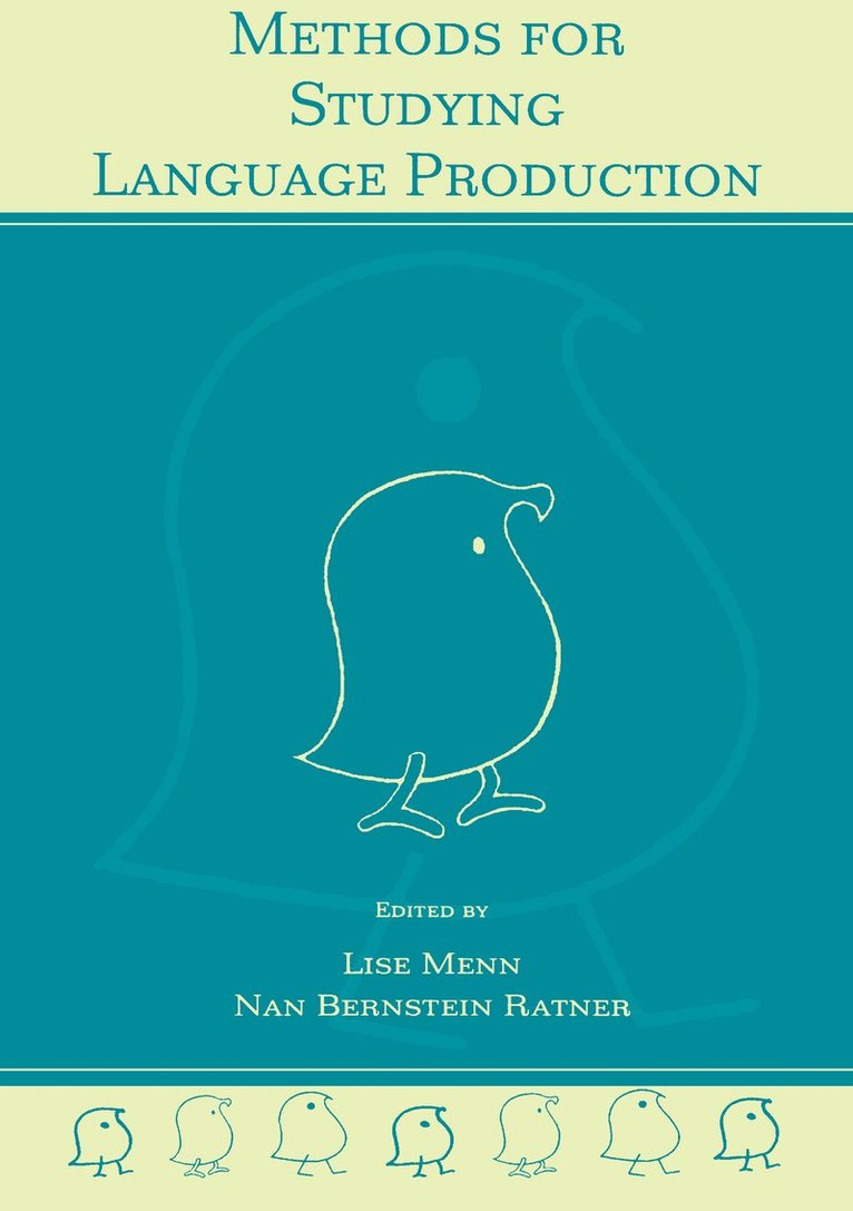 Methods for Studying Language Production