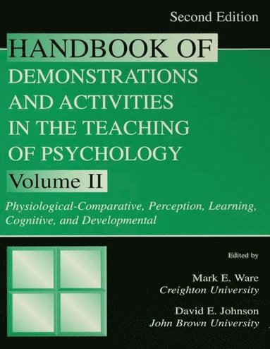 bokomslag Handbook of Demonstrations and Activities in the Teaching of Psychology