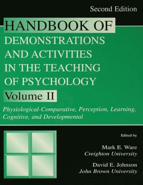 Handbook of Demonstrations and Activities in the Teaching of Psychology 1