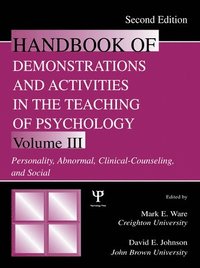 bokomslag Handbook of Demonstrations and Activities in the Teaching of Psychology