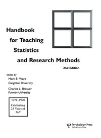 bokomslag Handbook for Teaching Statistics and Research Methods