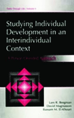 Studying individual Development in An interindividual Context 1