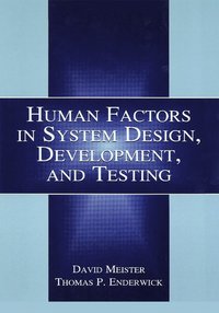 bokomslag Human Factors in System Design, Development, and Testing