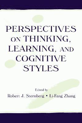 Robert J. Sternberg, Li-fang Zhang, Li-Fang Zhang - Perspectives on Thinking, Learning, and Cognitive Styles, Häftad