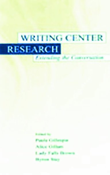 bokomslag Writing Center Research