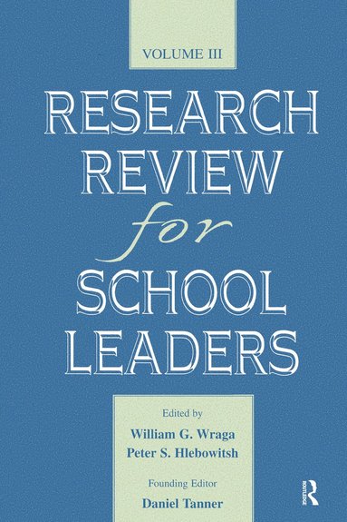 bokomslag Research Review for School Leaders