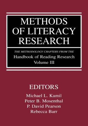 Michael L. Kamil, Peter B. Mosenthal, P. David Pearson, Rebecca Barr - Methods of Literacy Research, Häftad