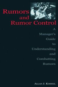 bokomslag Rumors and Rumor Control