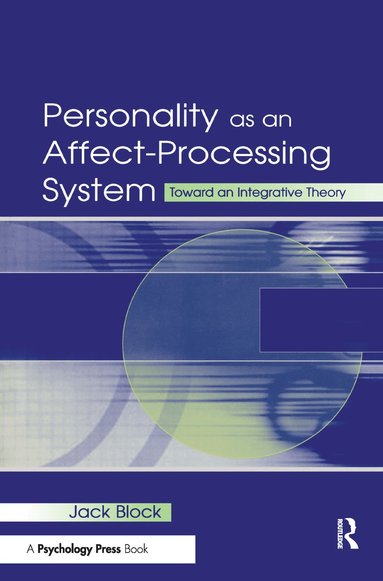 bokomslag Personality as an Affect-processing System