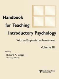bokomslag Handbook for Teaching Introductory Psychology