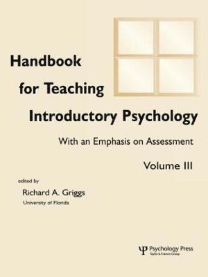 Handbook for Teaching Introductory Psychology 1