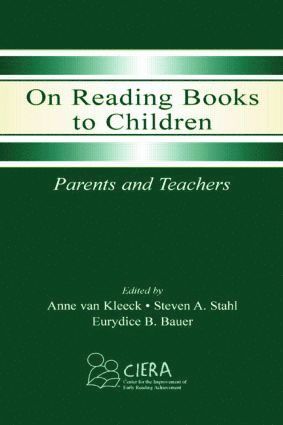 Anne van Kleeck, Steven A. Stahl, Eurydice B. Bauer, Anne Van Kleeck, Steven a. Stahl, Anne van Kleeck - On Reading Books to Children, Häftad