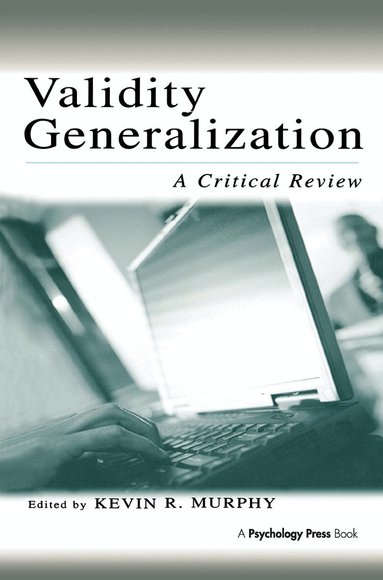 Kevin R. Murphy - Validity Generalization, Inbunden