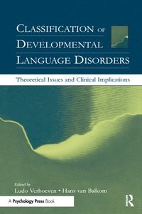 bokomslag Classification of Developmental Language Disorders