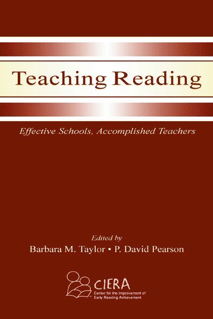 Barbara M. Taylor, P. David Pearson - Teaching Reading, Inbunden