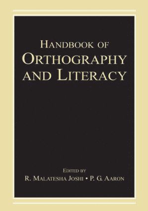 bokomslag Handbook of Orthography and Literacy