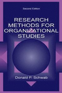 bokomslag Research Methods for Organizational Studies