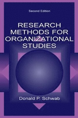 bokomslag Research Methods for Organizational Studies