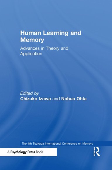 bokomslag Human Learning and Memory