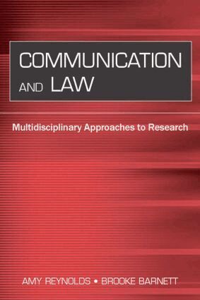 Amy Reynolds, Brooke Barnett - Communication and Law, Inbunden