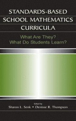 bokomslag Standards-based School Mathematics Curricula