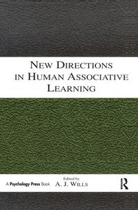 bokomslag New Directions in Human Associative Learning
