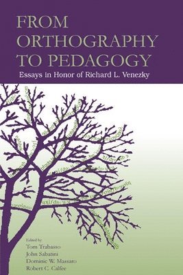 Thomas R. Trabasso, John P. Sabatini, Dominic W. Massaro, Robert Calfee - From Orthography to Pedagogy, Inbunden
