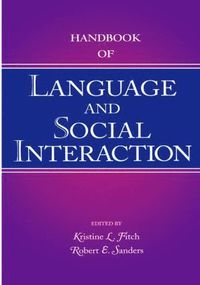 bokomslag Handbook of Language and Social Interaction